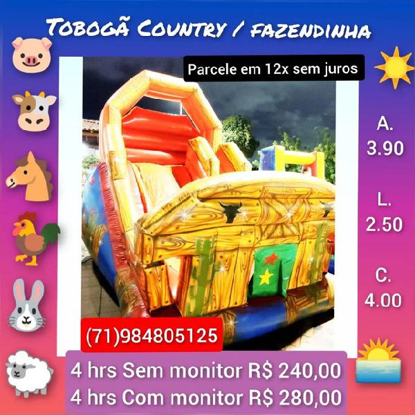 R$ 160 - Brinquedos infláveis Cama elástica, futebol de