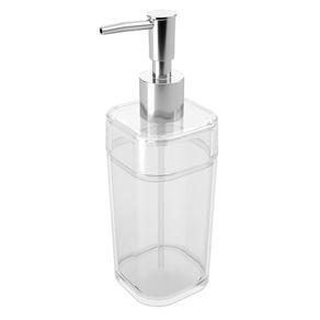 Porta Sabonete Líquido 290ml Splash Cristal Coza -