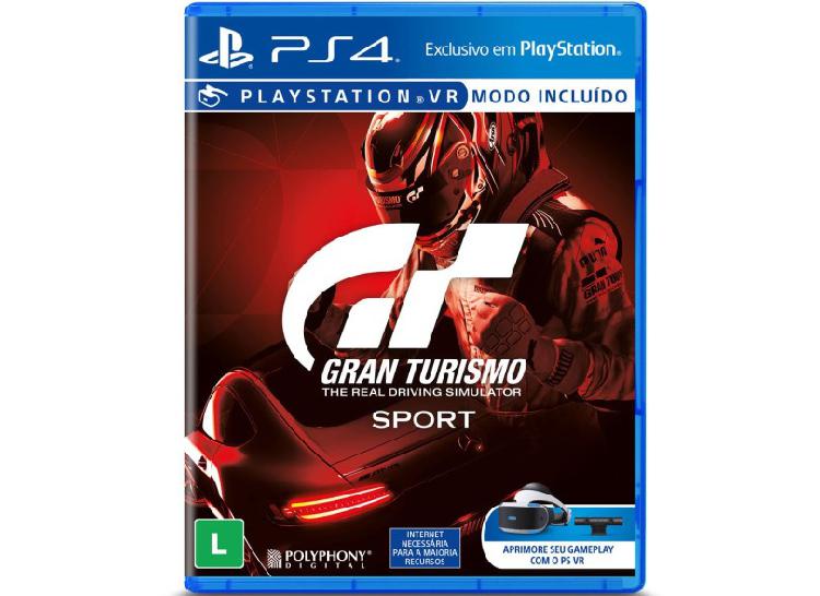 Jogo gran turismo sport ps4 sony em promoção é no