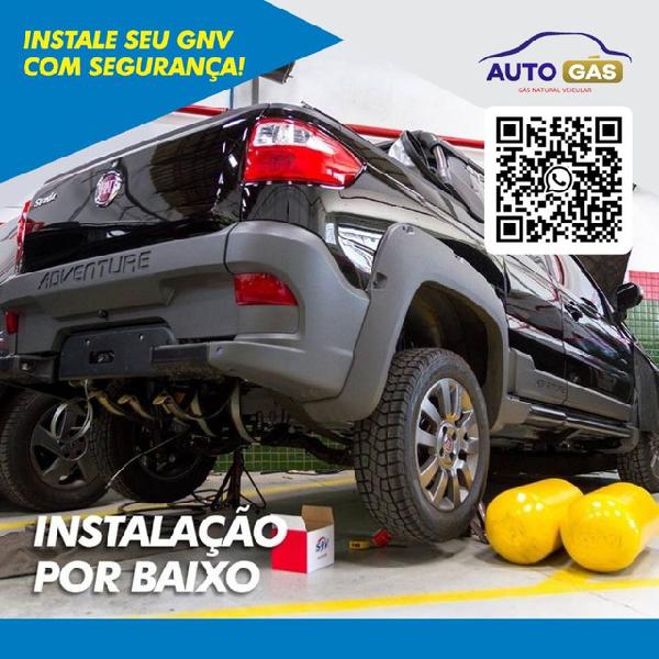 Instalação kit gás gnv