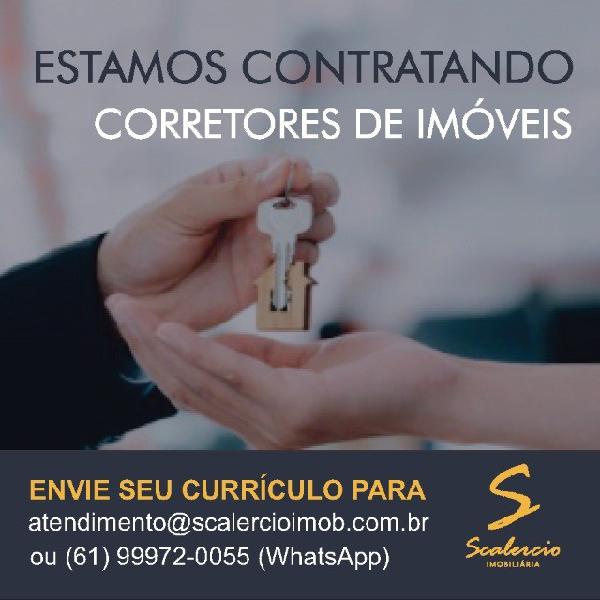 Scalercio imobiliária contrata corretor de imóveis.