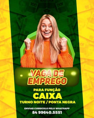 VAGA DE EMPREGO - CAIXA