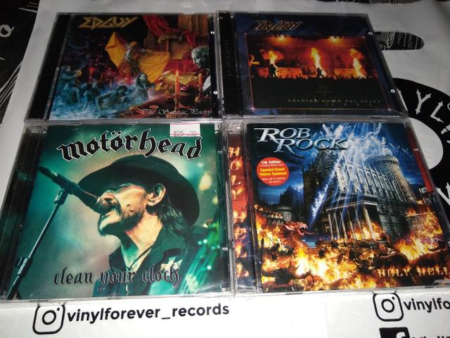 CDs Heavy Metal - Motorhead - Edguy - Rob Rock ?