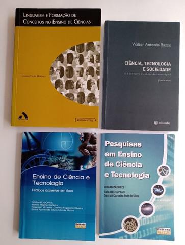 Combo 4 livros Ensino de Ciências e CTS Excelentes