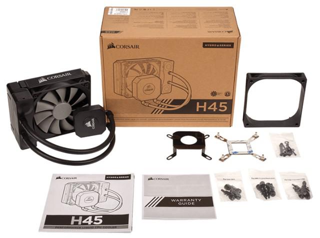 Watercooler corsair hydro series high performance h45, 120mm