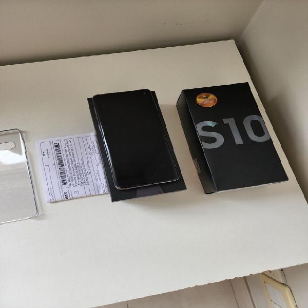 Samsung s10 semi novo, 128 gb de memória interna