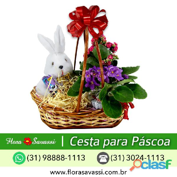 Cesta de páscoa floricultura cestas de páscoa confins, moeda, matozinhos, raposos mg flora savassi