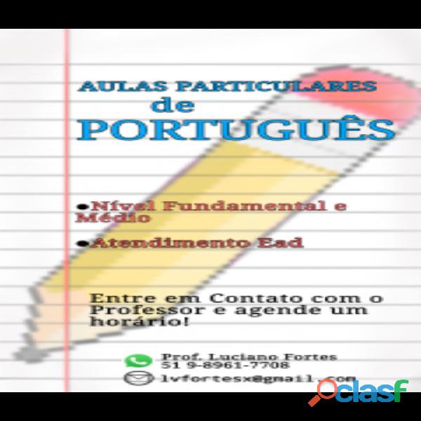 Aulas de português