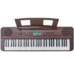 Teclado musical yamaha psr-e360dw dark walnut com 61 teclas