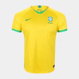 Camisa Nike Seleção Brasileira I 20/21 s/n° Torcedor -