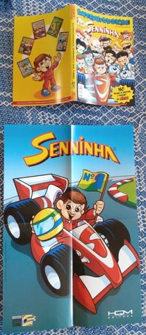 Antigo pôster senninha nº 1 instituto ayrton senna hqm