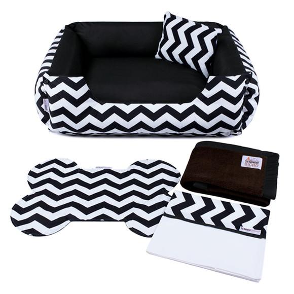 Enxoval Cama de Cachorro Dupla Face Lola - M - 26 no Elo7 |