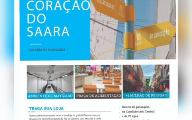 Ponto comercial para alugar no saara centro do rio