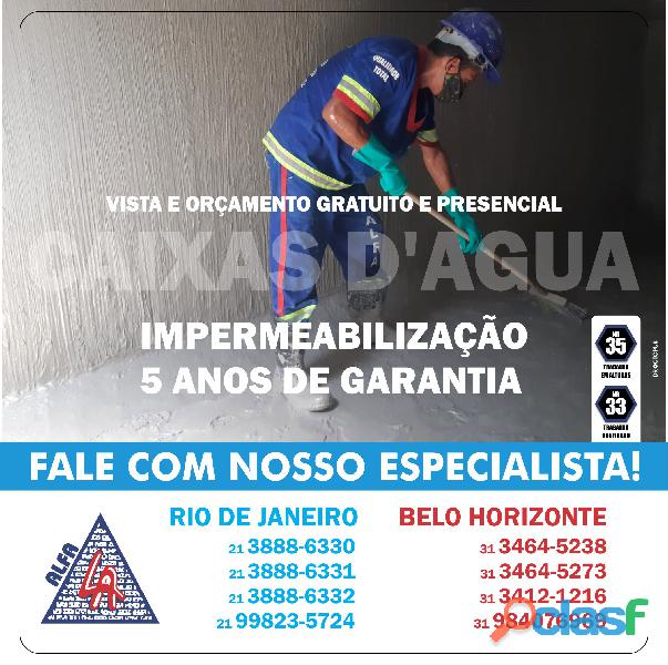 Alfa serviços de impermeabilização de caixas de água