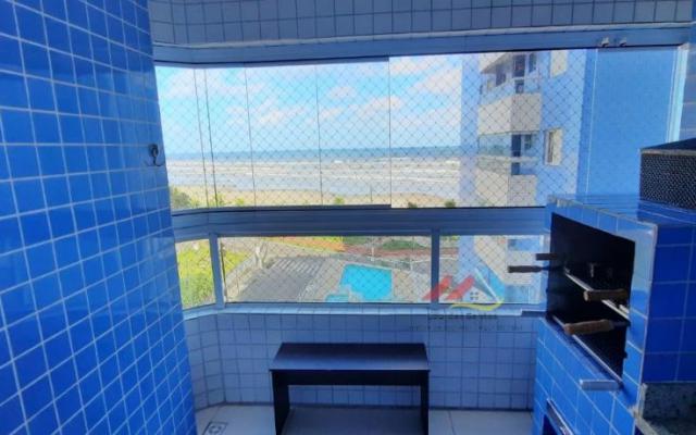 Apartamento mobiliado vista mar no maracanã - praia grande