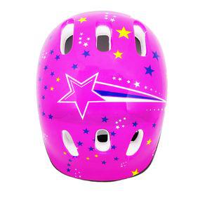 Capacete infantil rosa