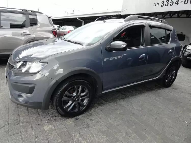 Renault sandero 1.6 16v sce stepway expression 2019 cinza em