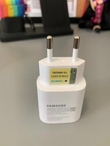 Carregador Original Samsung Tipo-C Branco 25w Anatel Novo