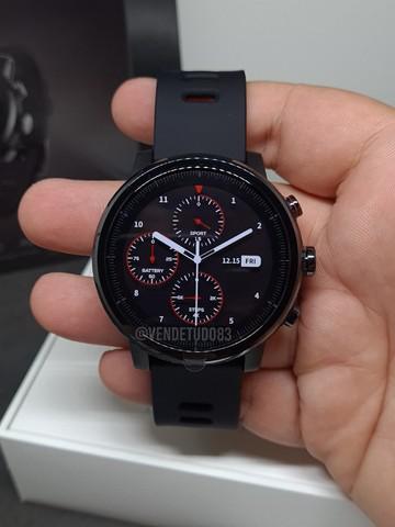 Smartwatch xiaomi amazfit stratos 2 a1619 bt/wifi - preto