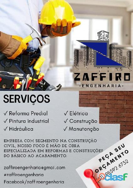 ESTÁ A PROCURA DE SERVIÇOS DE ENGENHARIA E CONSTRUÇÃO!!??? ESTÁ NO LUGAR CERTO!!!