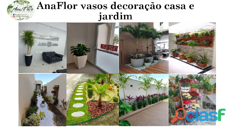 Anaflor vasos decoração casa e jardim