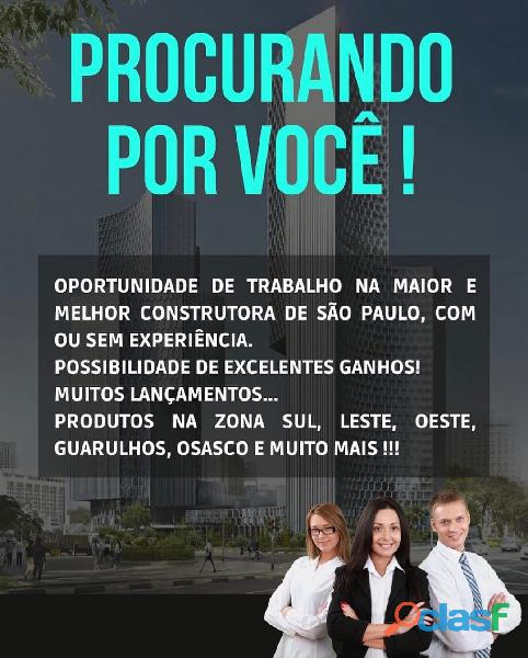 Procuro corretores de imóveis