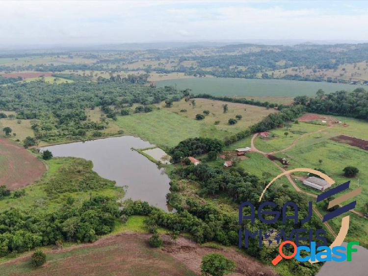 FAZENDA EM SANTA BÁRBARA DE GOIÁS-GO | 82 ALQ | PECUÁRIA - LAVOURA