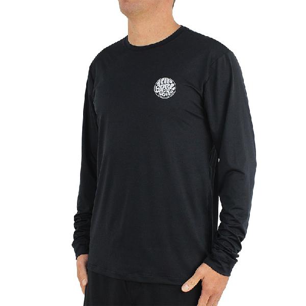 Camiseta de Lycra Rip Curl Wettie Black - Surf Alive