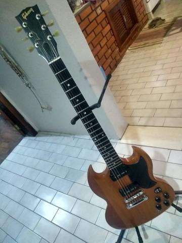 Guitarra Gibson Sg Tribute 60's Worn Natural Inclui bag