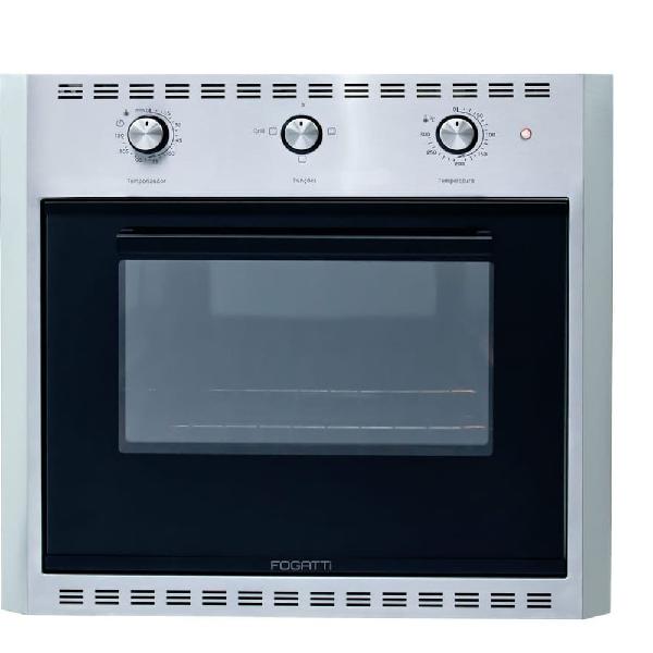 Forno elétrico de embutir e60 60l - inox - fogatti