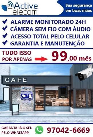 Monitoramento 24 hs + Câmeras de Segurança