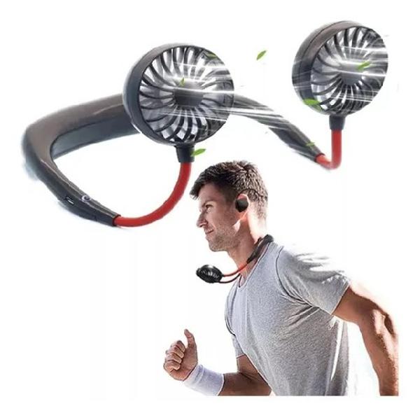 Mini ventilador de pescoço esportivo salao de beleza