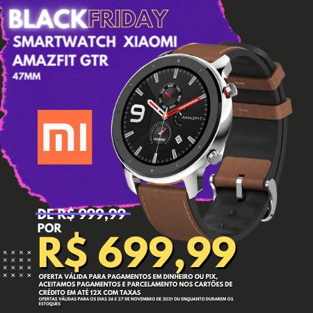 Smartwatch Xiaomi Amazfit GTR - Lojinha Importados -