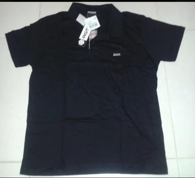 Camisa polo rg 518 preta nova, com etiqueta