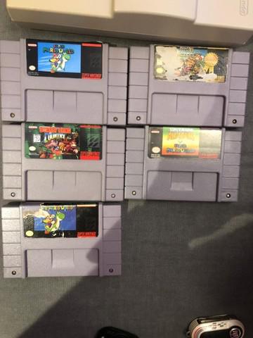 Lote cartuchos super nintendo