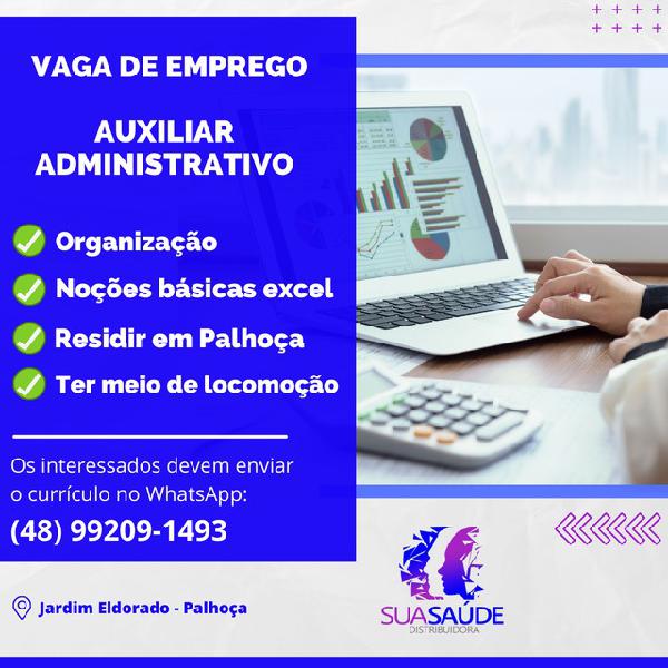 Vaga auxiliar administrativo