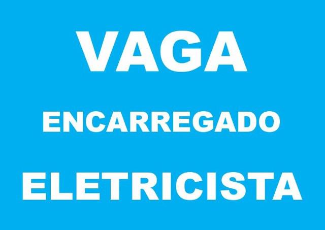 Vaga Encarregado de Eletricista