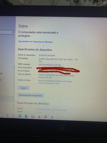 Notebook hp pouco usado