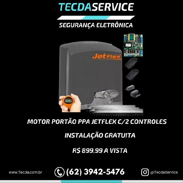 Motor portão ppa jetflex 5s -tecda service - ligações e