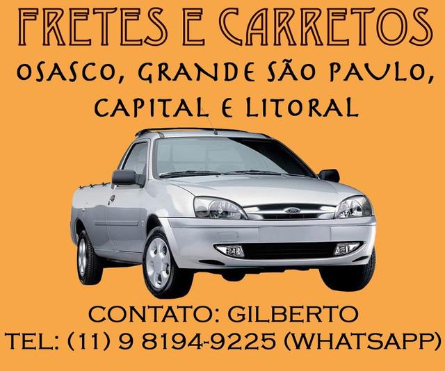 Fretes e Carretos na Capital, Osasco, Grande São Paulo,