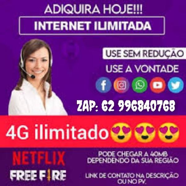 Internet móvel ilimitada