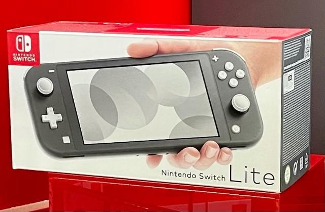 Nintendo switch lite console grey - produto novo, lacrado e