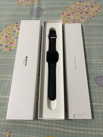 Apple watch 3 42mm black!! impecável!! na garantia apple!!