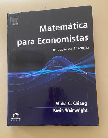 Livro Matemática para economistas