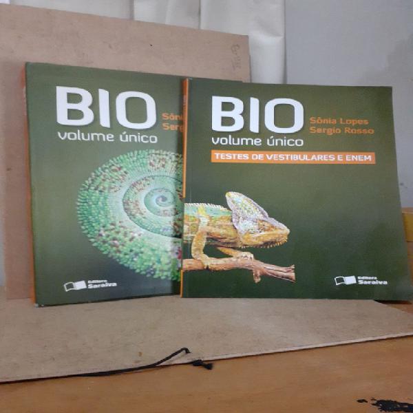 Livro Bio Volume Único + Questões de vestibulares.