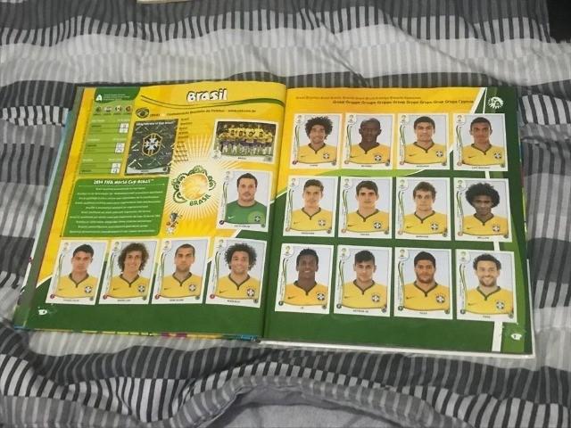 Lbum panini capa dura completo da copa do mundo no brasil