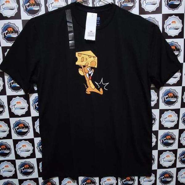 Camiseta Tom E Jerry (jerry) T-shirt Preta Tm Gg