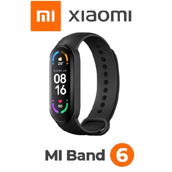 Pulseira Xiaomi Smart Mi Band 6 BHR4951GL - Preto