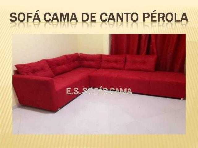 Sofa de canto pratico novo