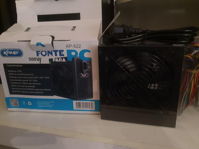 Fonte 500w real a r$250,00reais